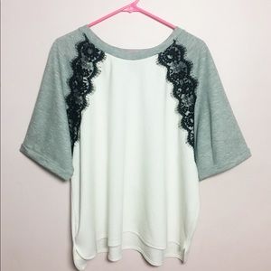Old Navy Lace detailed pull over